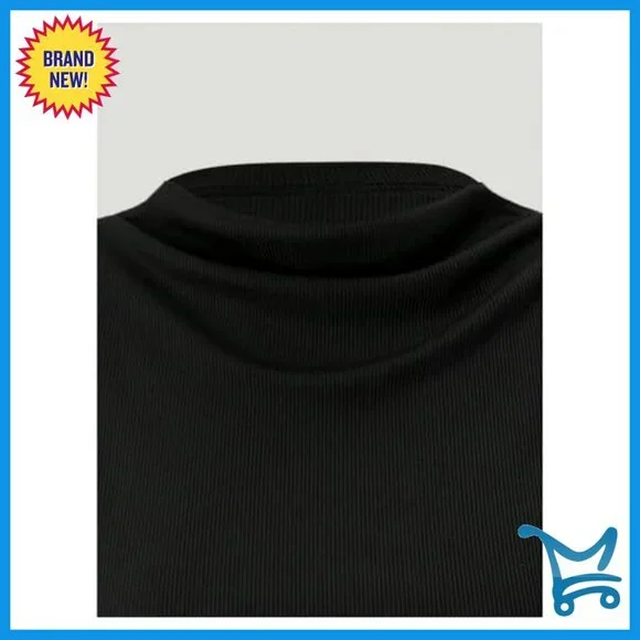 3 Pack Mock Neck Ribbed Tank Tops Business Casual Slim Fit Tees